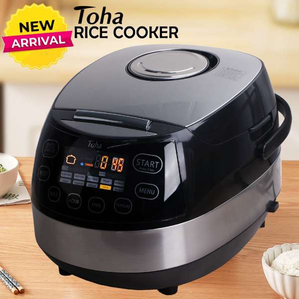 Rice Cooker with steamer Toha 5L Multifunctional Kitchen Appliances Preset Rice cooker